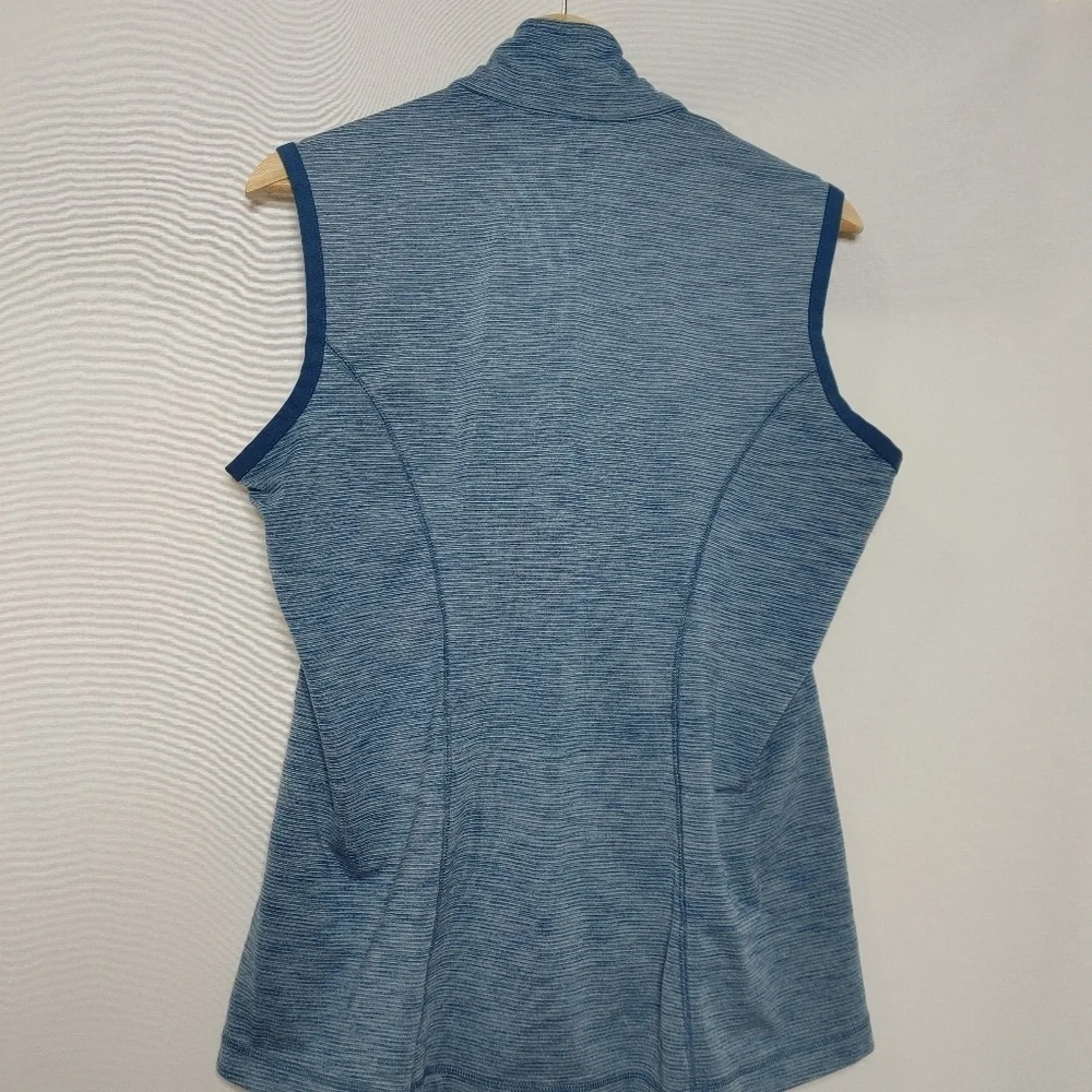 Nike Golf Women's Hyperflight Tour Performance Full Zip Vest‎ Large L Blue Teal